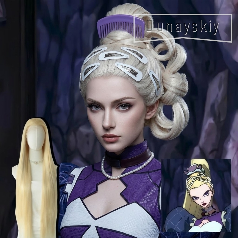 Hair Clips - Białe Duże Klipsy do Włosów Cosplay