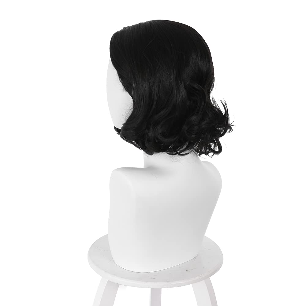Czarna Krótka Falowana Peruka  – Synthetic Braided Wigs For Black Women recenzja i cena